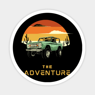 car and adventure Magnet